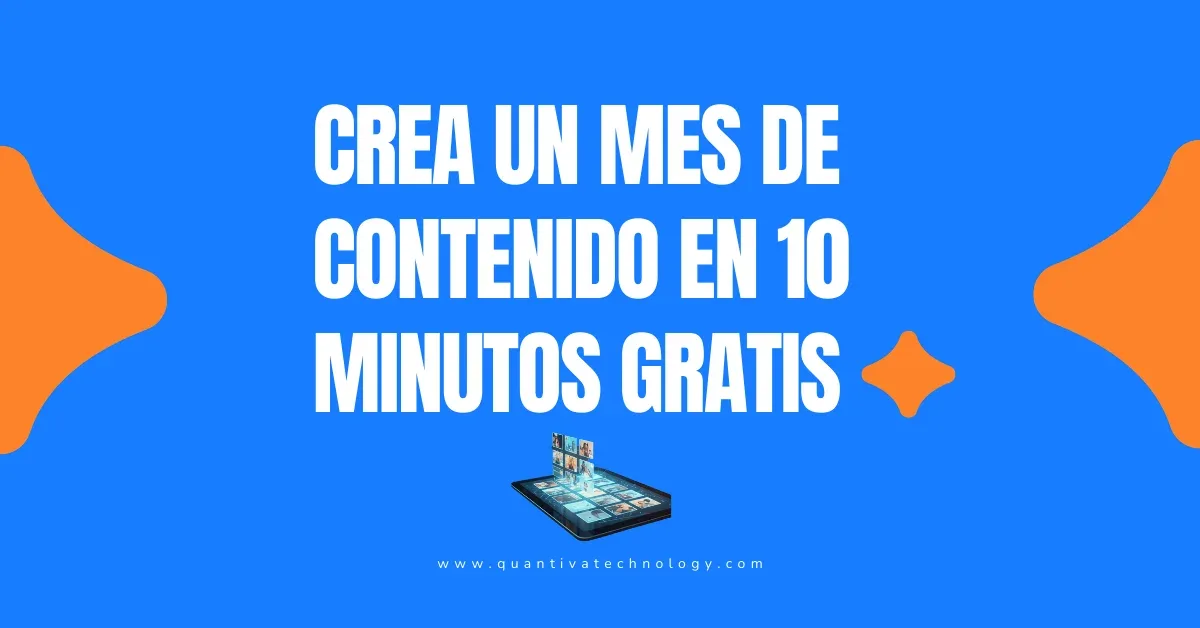 Tu Primera Automatización para Redes Sociales: Crea un Mes de Contenido en 10 Minutos Gratis