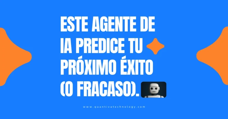 Gráfico que muestra un agente de IA capaz de predecir el éxito o fracaso de un proyecto.